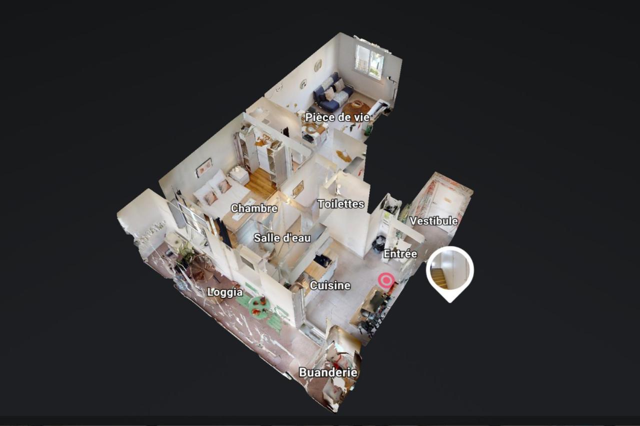 Expat Renting - Le Boheme Zen - Proche Airbus Apartment Colomiers Luaran gambar